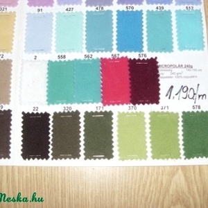 60 színben finom pihe-puha mikropolár 160 cm széles 1.190.-Ft.- - kellékek & szerszámok - méteráru - bársony - Meska.hu
