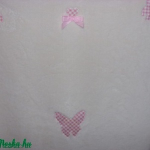Szépséges lepkés ovis vagy baba takaró - 120 x 82 cm többféle és színben remdelhető - otthon & életmód - lakástextil - ágytakaró - Meska.hu