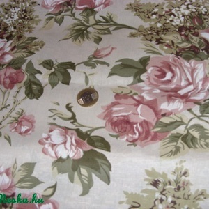 Romantikus vintage rózsás - 3 féle design textil 70 x 50 cm minőségi   - kellékek & szerszámok - méteráru - pamut - Meska.hu