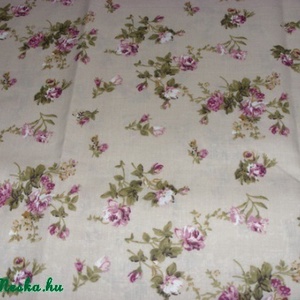 Romantikus vintage rózsás - 3 féle design textil 70 x 50 cm minőségi   - kellékek & szerszámok - méteráru - pamut - Meska.hu