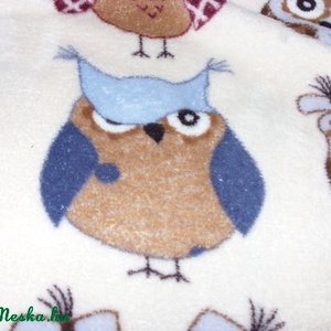 Puha wellsoft baba takaró - nagy baglyos  -  - Meska.hu