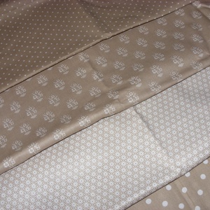 Bézs - drapp - natúr - több féle design textil 70 x 50 cm minőségi  textil - kellékek & szerszámok - méteráru - pamut - Meska.hu