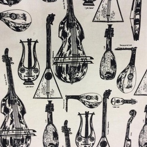 Fél méteres adag Bútorvászon extra spanyol design textil 140 cm - kevert szálas - kellékek & szerszámok - méteráru - pamut - Meska.hu