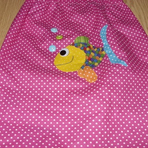 Füles Ovis ruha zsák - patchwork ovis jellel is  100% design pamutvászon -10 féle rendelhető textilből - játék & sport - ovis felszerelés - Meska.hu