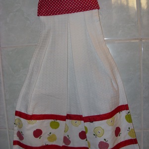 Különleges kombó törlő almás design textil díszítéssel 3 színben, Otthon & Életmód, Konyhafelszerelés, tálalás, Konyhai textil, Konyharuha & Törlőkendő, Varrás, MESKA