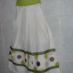 Különleges kombó törlő almás design textil díszítéssel 3 színben, Otthon & Életmód, Konyhafelszerelés, tálalás, Konyhai textil, Konyharuha & Törlőkendő, Varrás, MESKA