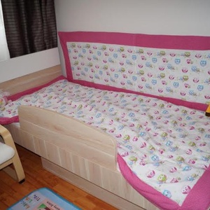 Falvédő és ágytakaró szett 160 x 90 és 160 x 70 - otthon & életmód - babaszoba, gyerekszoba - falvédő gyerekszobába - Meska.hu