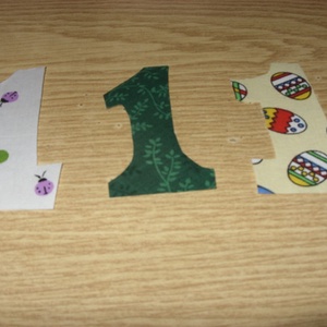 Szülinapi számok applikáció 100% pamut - vasalós-felvarrós -  10 x 10 cm - kellékek & szerszámok - méteráru - felvarrható, vasalható kellék - Meska.hu