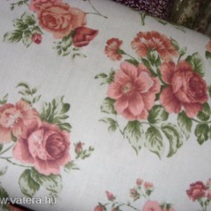 Bútorvászon vintázs rózsás több féle design textil 140 cm - kevert szálas - kellékek & szerszámok - méteráru - pamut - Meska.hu