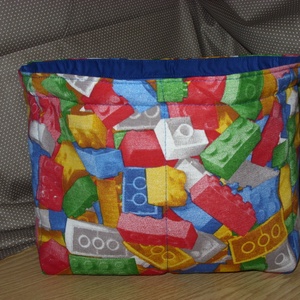 LEGO mintás pelenka, pipere, zokni, játék, apróság tároló  - otthon & életmód - babaszoba, gyerekszoba - játéktároló - Meska.hu