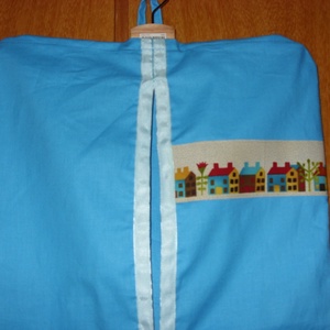 Házikós különleges uni ovis ruha zsák  100% pamut textil - játék & sport - ovis felszerelés - ovis zsák - Meska.hu