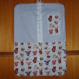 Farm - háztáji állatok különleges uni ovis ruha zsák  100% pamut textil, , Varrás, Mindenmás, MESKA