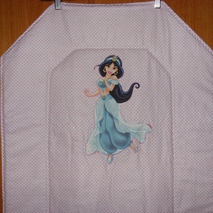 Hercegnős és Minnie-is applikált bélelt ovis lepedő készleten- derékalj srég gumis sarokkal -  100%  pamut -  - Meska.hu
