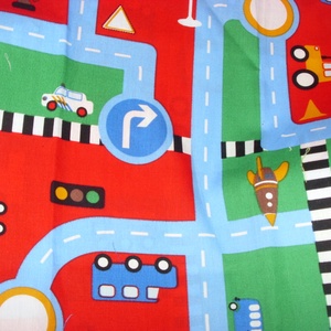 Gyerekmintás - közlekedés  75 x 30 cm minőségi textil - holland design , Kellékek & szerszámok, Méteráru, Pamut, Mindenmás, Varrás, Varrás, MESKA