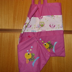 Füles - ovizsák - nagyfülű - kis fülű 100%  pamut  55 x 40 cm - játék & sport - ovis felszerelés - ovis zsák - Meska.hu