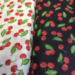 Gyümölcs mánia design textil méterre is 140 cm széles - varrással is - kellékek & szerszámok - méteráru - pamut - Meska.hu