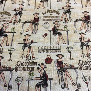 GOBELIN Bútorszövet extra jaquard design textil 150 cm - több féle - kellékek & szerszámok - méteráru - pamut - Meska.hu