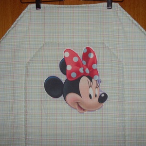 Hercegnős és Minnie-is applikált bélelt ovis lepedő készleten- derékalj srég gumis sarokkal -  100%  pamut, , Varrás, MESKA