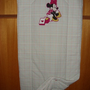 Hercegnős és Minnie-is applikált bélelt ovis lepedő készleten- derékalj srég gumis sarokkal -  100%  pamut -  - Meska.hu