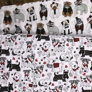 100% pamut rénszarvas és egyéb állati  - sok minta design textil  - kellékek & szerszámok - méteráru - pamut - Meska.hu