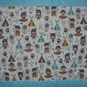 Indiánok - tipik - falvédő - minőségi  170 x 80 cm, Otthon & Életmód, Babaszoba, gyerekszoba, Falvédő gyerekszobába, Varrás, MESKA