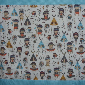 Indiánok - tipik - falvédő - minőségi  170 x 80 cm - otthon & életmód - babaszoba, gyerekszoba - falvédő gyerekszobába - Meska.hu