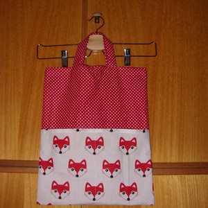 Füles  ovis ruha zsák 55 x 40 cm  100% pamut textil - ovis jellel és névvel is - játék & sport - ovis felszerelés - Meska.hu