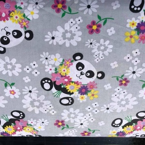  4 db-os ökotex ovis kezdő csomag szett panda mackó ágyneműhuzat és ovis zsákok - 80 fele textil - játék & sport - ovis felszerelés - ovis ágynemű - Meska.hu