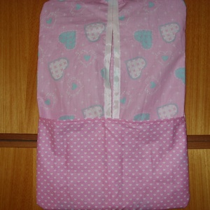 Csajos  ovis ruha zsák  100% pamut design textil - játék & sport - ovis felszerelés - Meska.hu