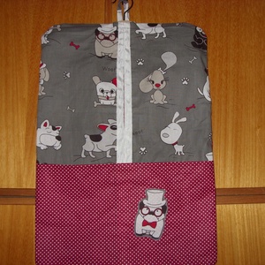 Fiús  ovis ruha zsák  100% pamut design textil - játék & sport - ovis felszerelés - Meska.hu