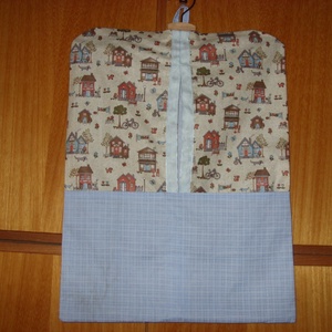 Fiús  ovis ruha zsák  100% pamut design textil - játék & sport - ovis felszerelés - Meska.hu
