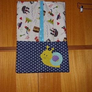 Ovis ruha zsák  - patchwork ovis jellel és névvel is 100% pamut design textil, Játék & Sport, Ovis felszerelés, Varrás, Mindenmás, MESKA