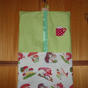 Ovis ruha zsák  - patchwork ovis jellel és névvel is 100% pamut design textil, Játék & Sport, Ovis felszerelés, Varrás, Mindenmás, MESKA