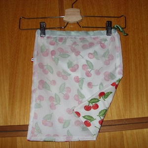 Gyümölcsös zsák, újra használható, mosható Zöldülj Te is - táska & tok - bevásárlás & shopper táska - zöldség/gyümölcs zsák - Meska.hu