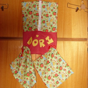 Fiús és csajos 3 db-os Ovis  ruhazsák ás torna zsák szett 100% pamut  55 x 40 cm, , Varrás, Mindenmás, MESKA