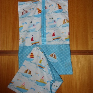 4 db-os ovis szett - ágyneműhuzat, ovis zsákok - ökotex kombó 100% pamut design textil - ovis zsák - ovis zsák - Meska.hu