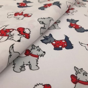 Cuki kutyusok - kombináld pöttyössel - 100% pamut textilek - textil - pamut - Meska.hu Cuki kutyusok - kombináld pöttyössel - 100% pamut textilek - textil - pamut - Meska.hu