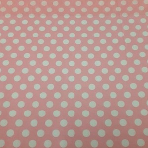 Rózsaszín katicák  - kombináld pöttyössel, egyszínűvel- csajos -100% pamut  textilek - textil - pamut - Meska.hu