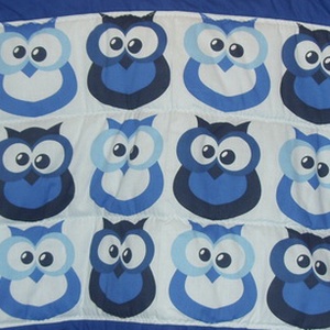 Nagy baglyos dekor falikép falvédő 100% design pamut 162 x 68 cm, Otthon & Életmód, Babaszoba, gyerekszoba, Falvédő gyerekszobába, Varrás, MESKA