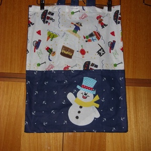 Füles ovis zsák - fiús és uni - 100% design pamut - névvel, ovi jellel is - játék & sport - ovis felszerelés - ovis zsák - Meska.hu