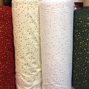 vendeg436213 részére 140 x 35 cm karácsonyi arany csillagos textil, Kellékek & szerszámok, Méteráru, Pamut, Varrás, MESKA