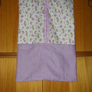 Csinos csajos cicás és baglyos ovis  ruhazsák 100% pamut  55 x 40 cm - játék & sport - ovis felszerelés - ovis zsák - Meska.hu