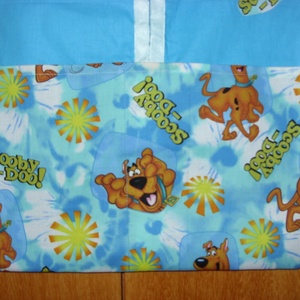 Scooby Doo -  ovis ruhazsák, egyedi darab - USA design textillel kombózva - játék & sport - ovis felszerelés - ovis szett (zsák és tornazsák) - Meska.hu