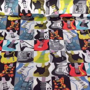 Uni  ovis ruhazsák, 4 féle - cápás, gitáros, mosolygós, almás,design textil - kombózva - játék & sport - ovis felszerelés - ovis szett (zsák és tornazsák) - Meska.hu