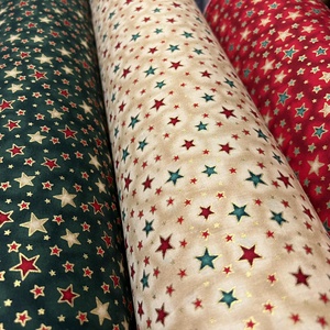 Méterben is - Karácsonyi apró mintás német design textil 70 x 30 cm - méterre is - kellékek & szerszámok - méteráru - pamut - Meska.hu