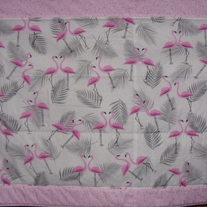 Csodás flamingó mintás falvédő 200 x 80 cm füllel, Otthon & Életmód, Lakástextil, Falvédő, Varrás, Patchwork, foltvarrás, MESKA