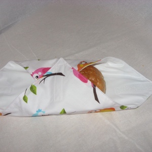 Design Uzsonna csomagoló, tépőzáras újraszalvéta - sandwich bag - uzsonnás textil szalvéta -  vízhatlan szalvéta  - táska & tok - uzsonna- & ebéd tartó - szendvics csomagoló - Meska.hu