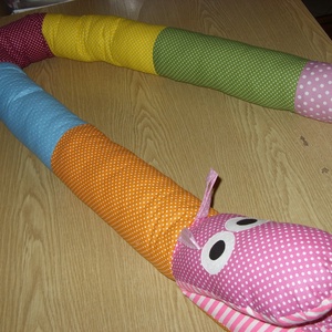 Fejvédő - rácsvédő kiságyba, szalagos matatós - patchwork kivitel, nagyon cuki, Játék & Sport, Mozgásfejlesztő játékok, Varrás, MESKA