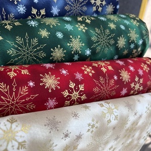 Prémium minőségű, hópelyhes karácsonyi design textil - német  140 cm, 100% finom pamut, varrással - kellékek & szerszámok - méteráru - pamut - Meska.hu
