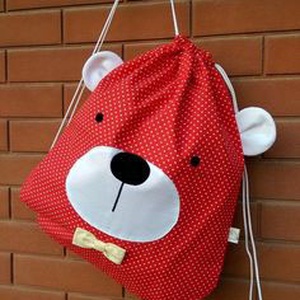 Macifej és Minnie applikációs Gym bag hátizsák, tornazsák ovis és sulis méretben, Játék & Sport, Ovis felszerelés, Ovis tornazsák, Varrás, Patchwork, foltvarrás, MESKA